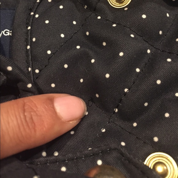 Band Quilted Jacket with Dots - Picture 8 of 8