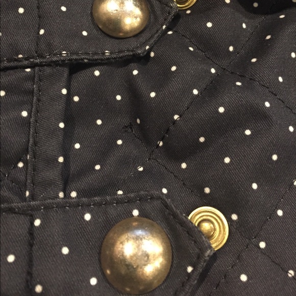 Band Quilted Jacket with Dots - Picture 6 of 8