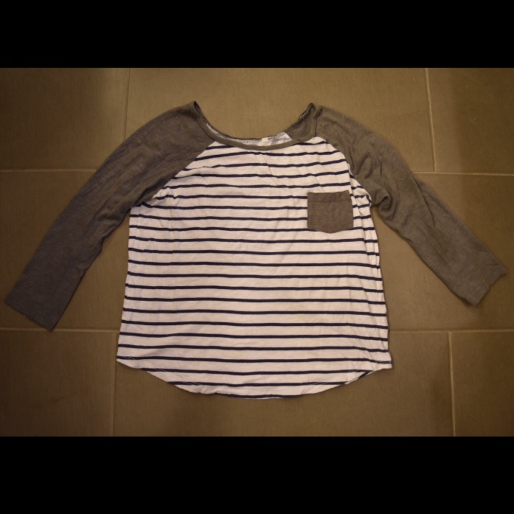 Pacsun Nollie pocket baseball tee