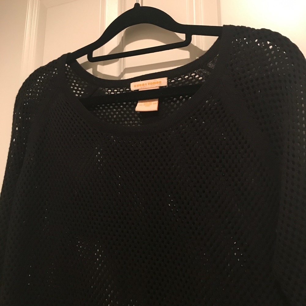 Sweet Romeo Black Sweater