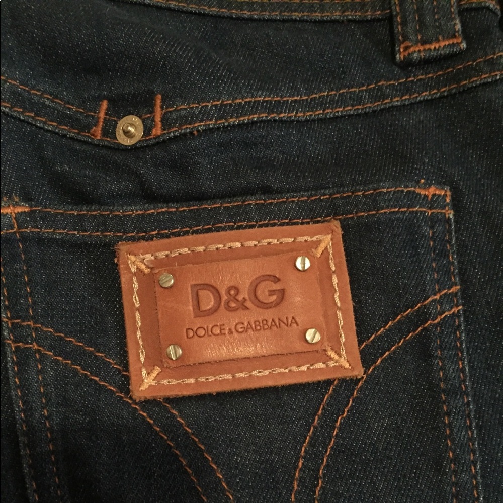 Dolce & Gabbana DARK blue jeans.  Worn twice.