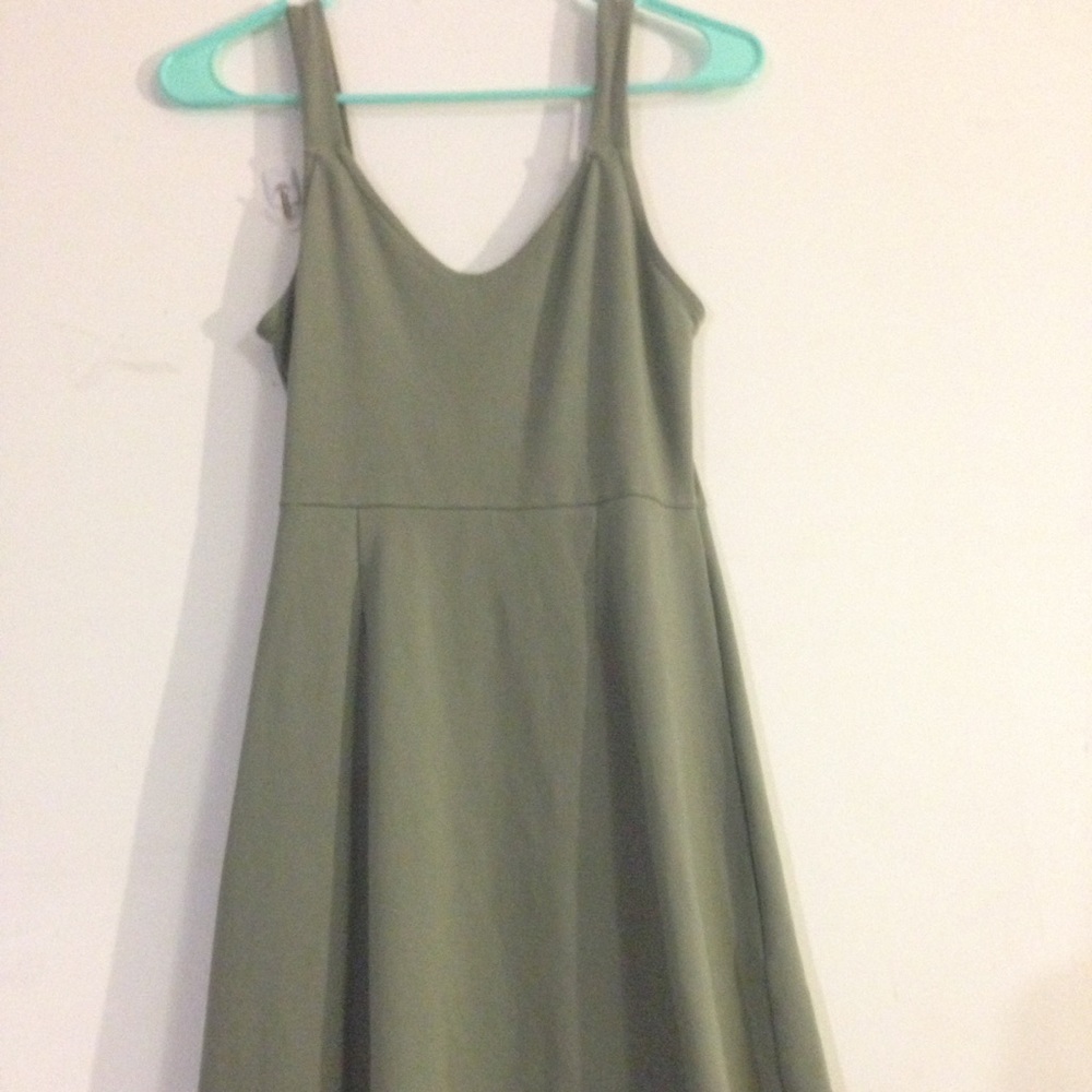 Olive Green Forever 21 Dress