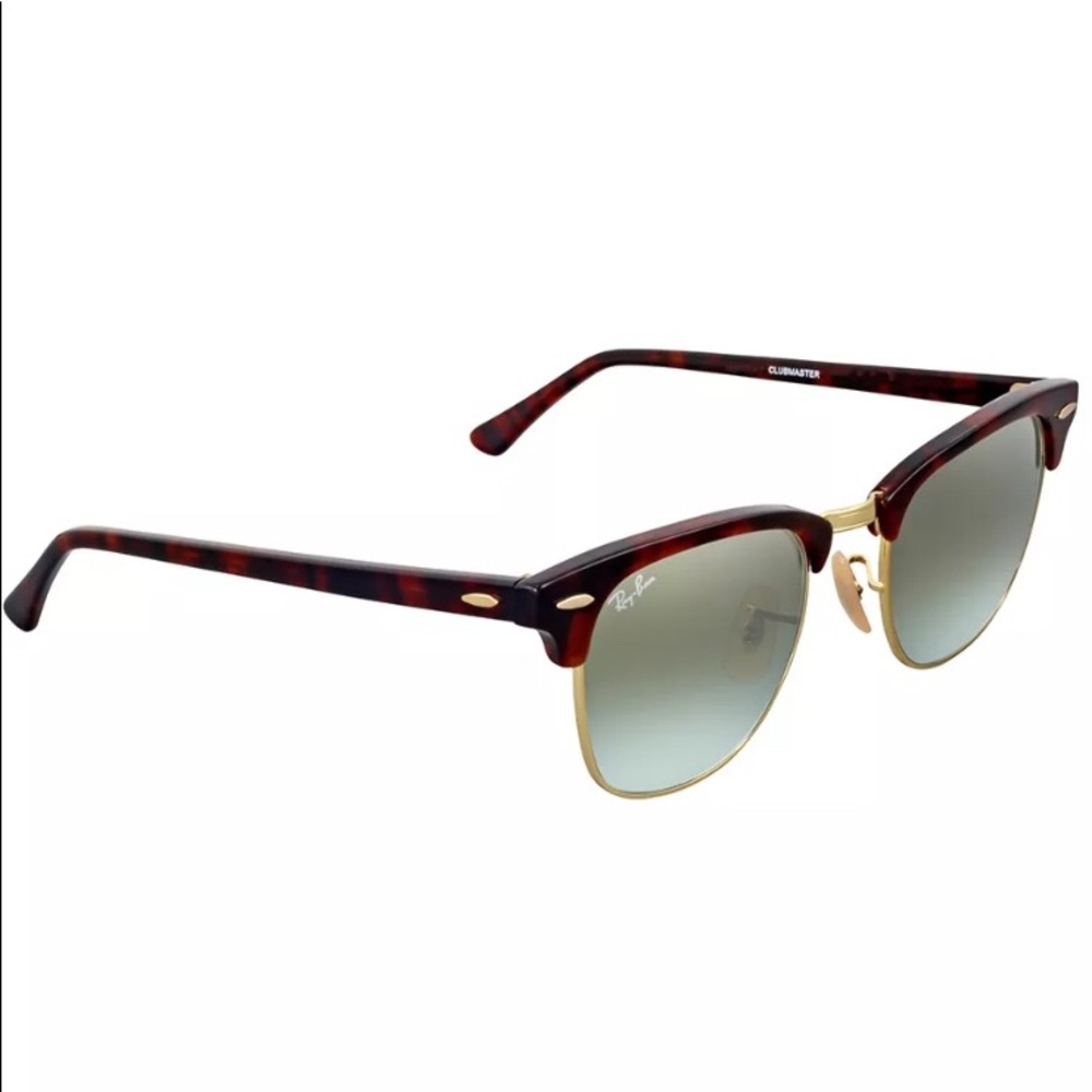 -sold-Ray-ban clubmaster 51mm tortoise red Havana