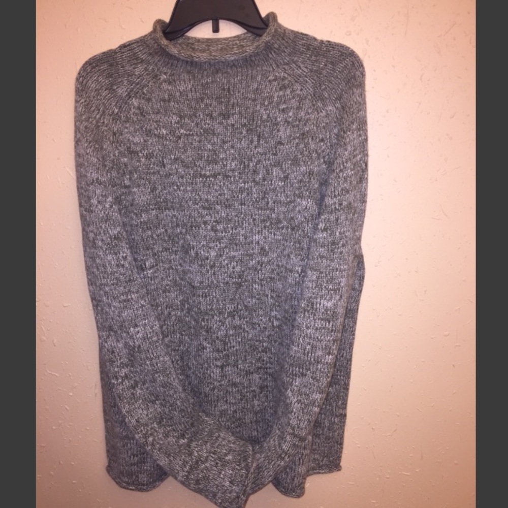 Original J. Crew roll neck cotton sweater