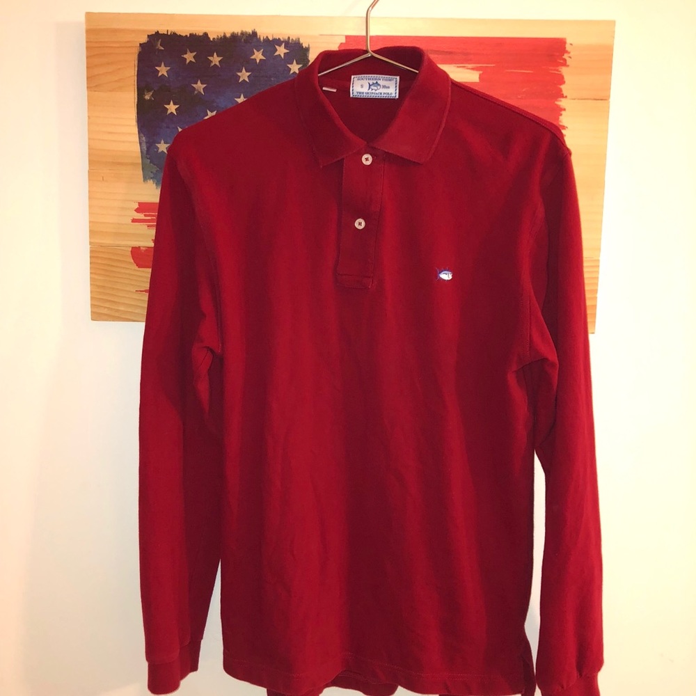 Southern Tide “Long Sleeve Skipjack Polo”