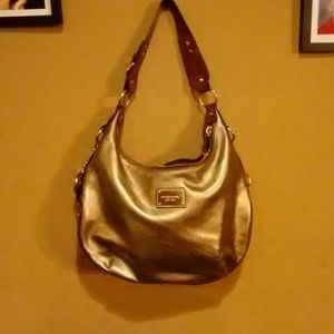 Michael Kors gold purse