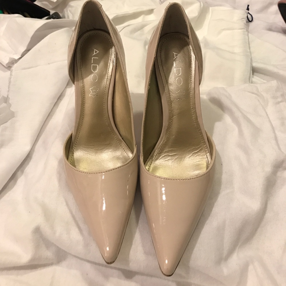Nude color heels