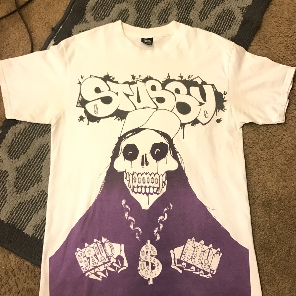 Vintage Stüssy White Tee