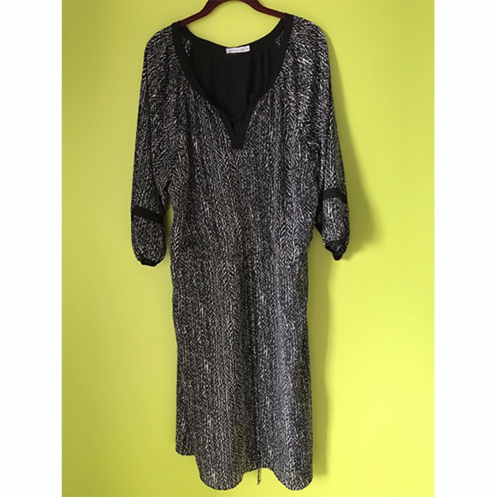 Spruce & Sage 3/4 Sleeve Black Dress Sz 16
