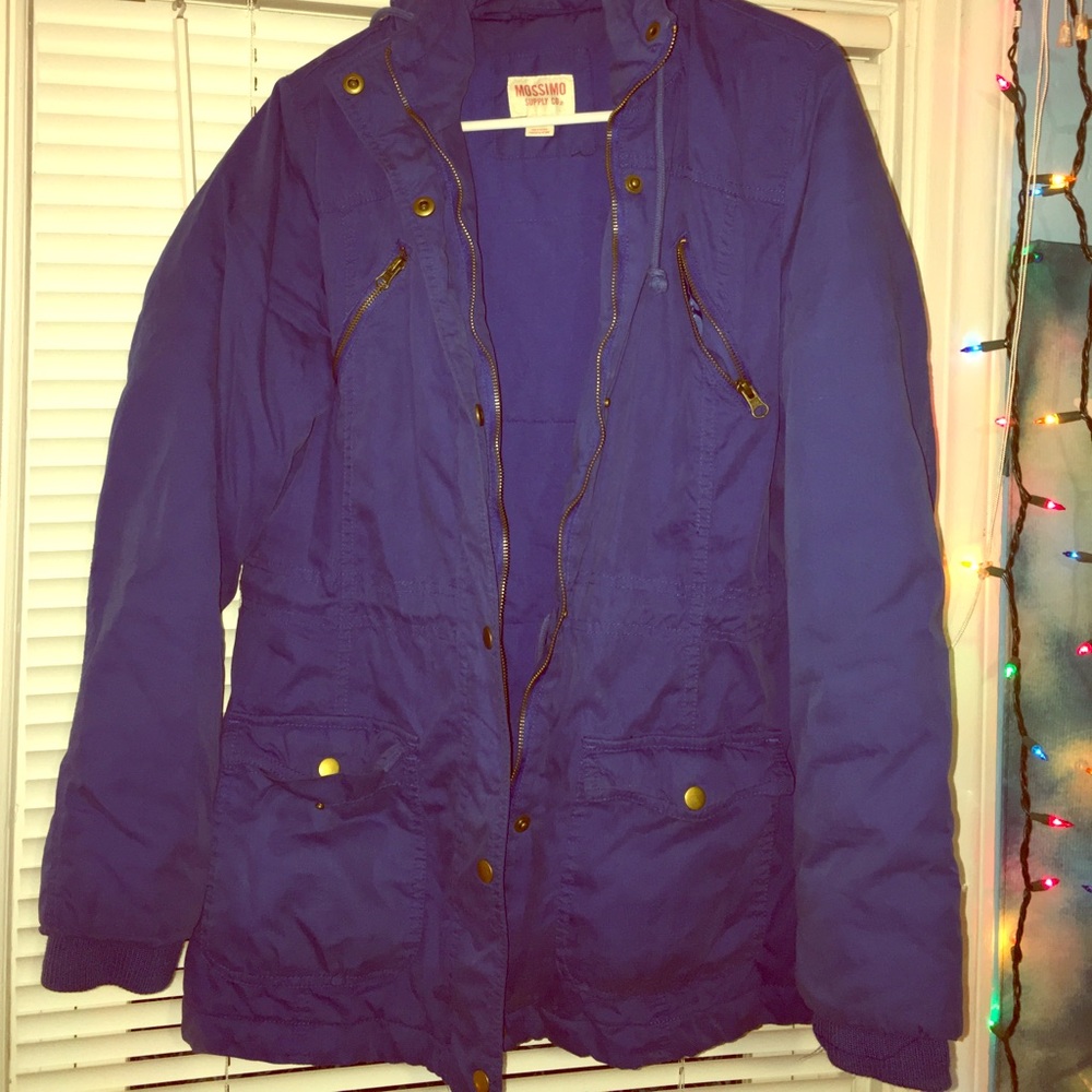 Mossimo Ladie’s Blue Winter Jacket SIZE LARGE