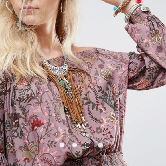 Free People Mauve Shorts / Dress Romper - NWT - Picture 5 of 8