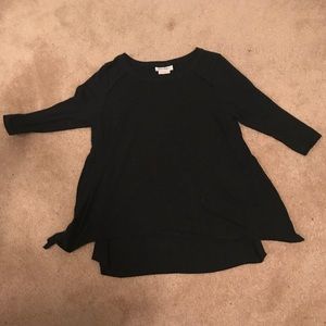 Jessica Simpson Nursing Top Black Large