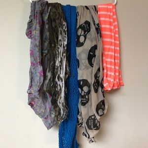 9 scarves