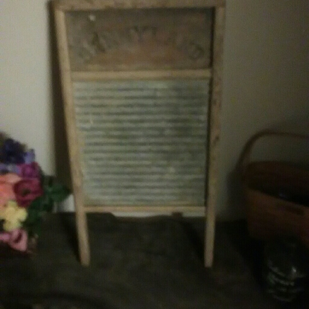 Antique washboard