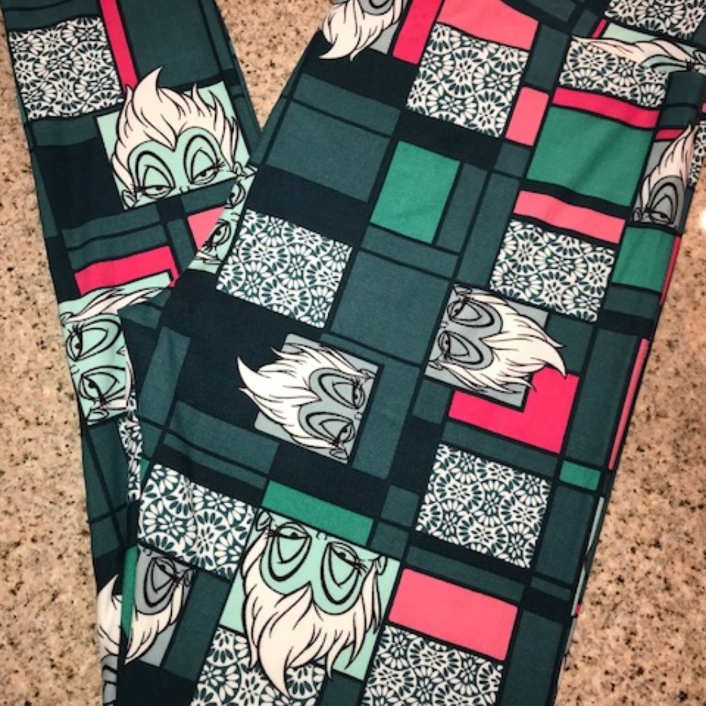 LuLaRoe Ursula TC Leggings Disney Little Mermaid