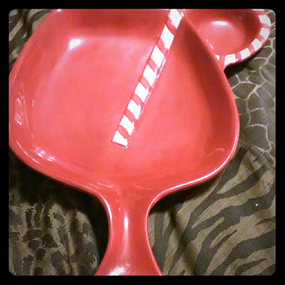 Ceramic holiday serving tray