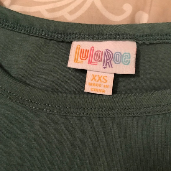 SOLD Lularoe Teal Carly Dress - Picture 2 of 5