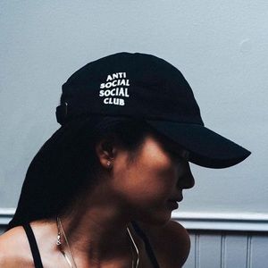 Black anti social social club hoodie
