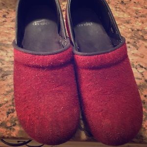 Dansko wool clogs size 40