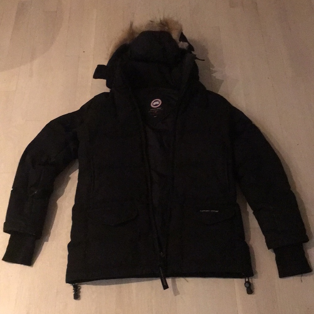 Canada Goose black down jacket