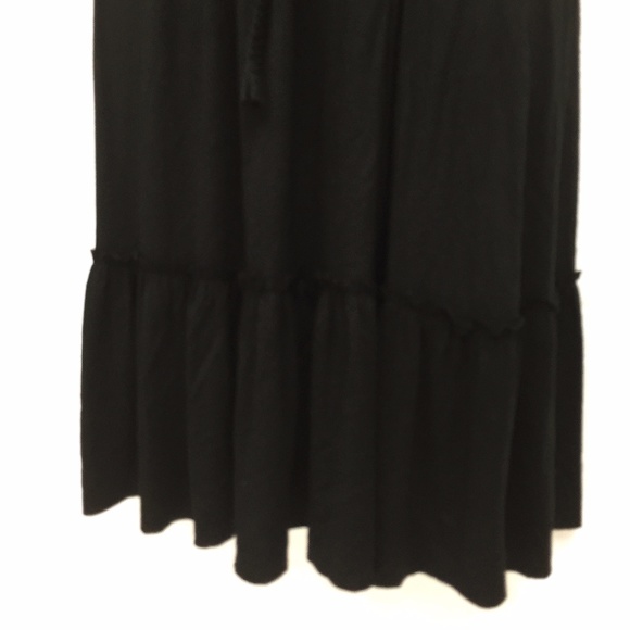 Ruffled Tube Dress Carel by Indie Soul Black LBD S - Picture 5 of 7