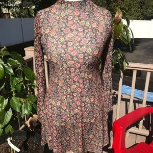 🌾🍂🍁 great fall long sleeved dress size S 🍂🍁🌾