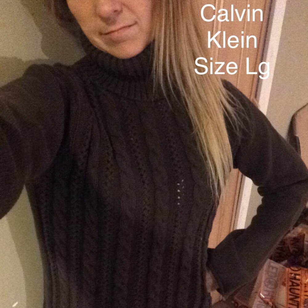 Calvin Klein Turtle Neck Sweater Size Lg
