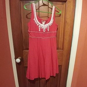 Vintage red dress.