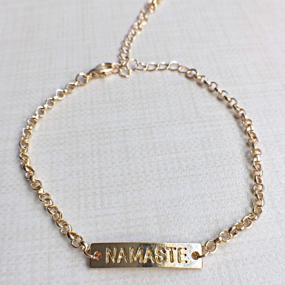 Namaste 14k Bracelet - Picture 1 of 1