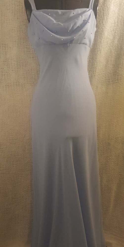 Sexy Formal Fancy Periwinkle Blue Long Dress