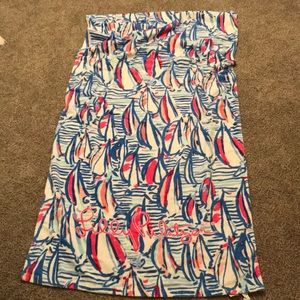 EUC Lilly Pulitzer Red Right Return Towel