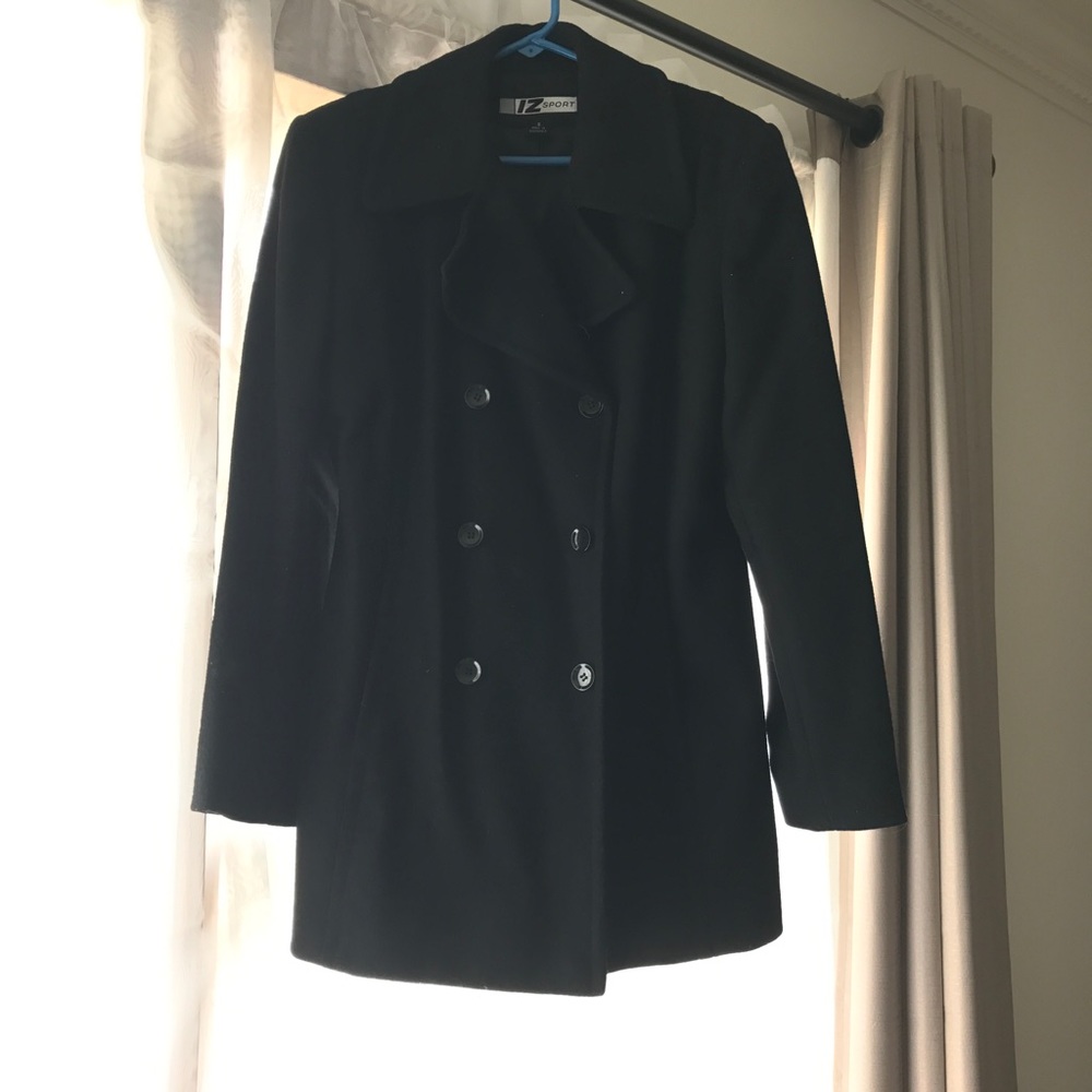 Black peacoat! Extremely warm!