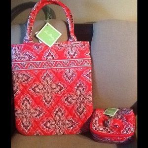 Vera Bradley Skinny Tote