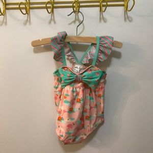 Matilda Jane Flamingo bathing suit size 6/12 mon
