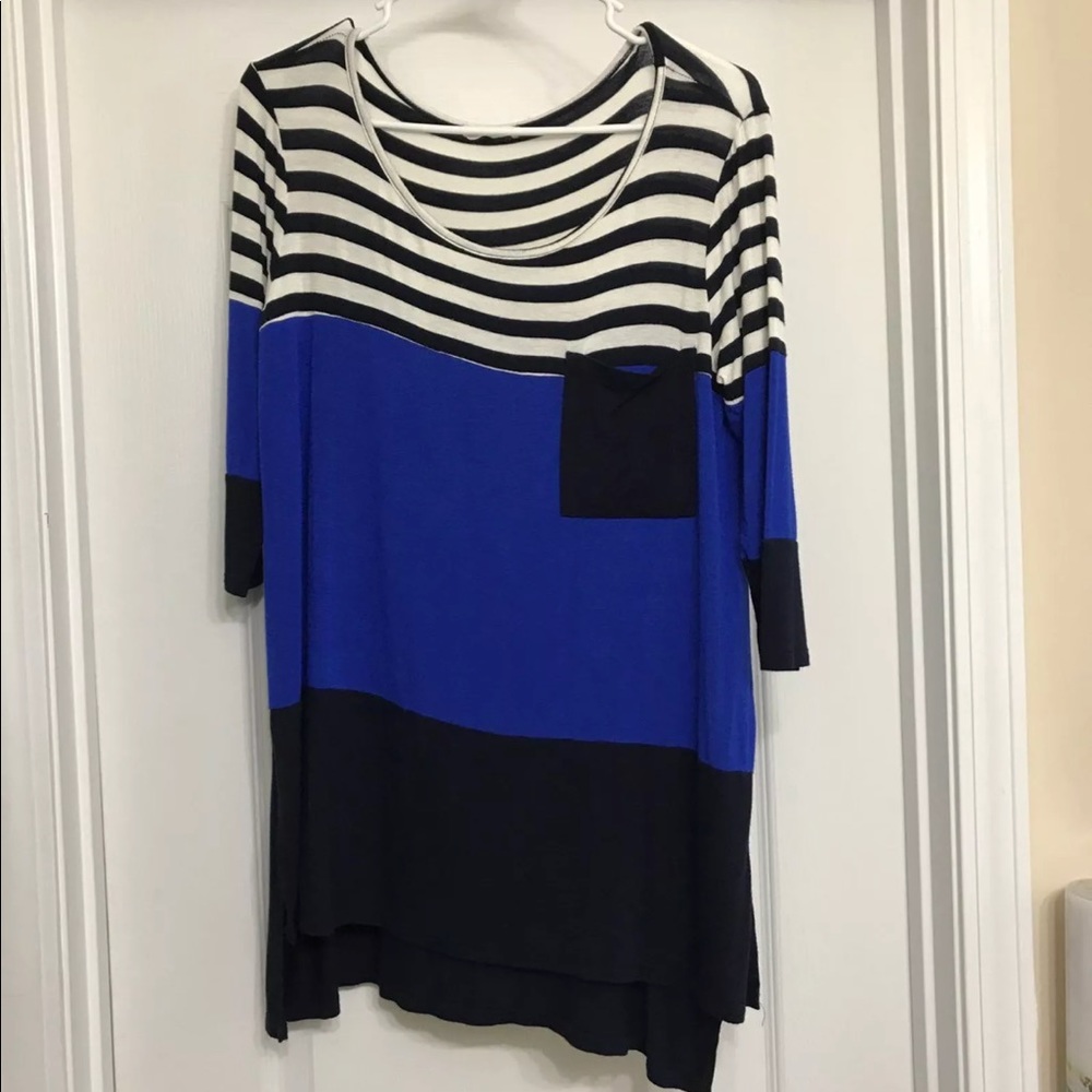 Striped long shirt