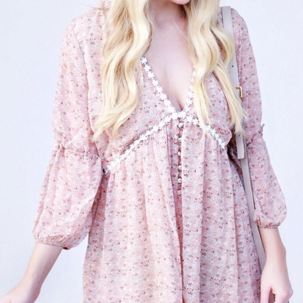 Floral Boho Dress Size Medium