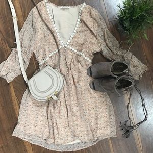 Dresses - Floral Boho Dress Small & Large Size Dresses - Floral Boho Dress Small & Large Size