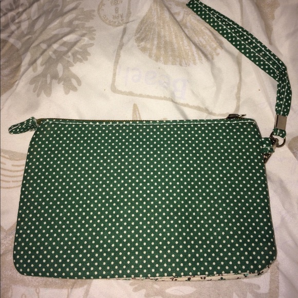 sale Handmade Linen & Cotton Wristlet unused - Picture 2 of 8