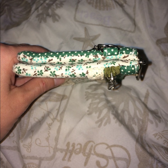 sale Handmade Linen & Cotton Wristlet unused - Picture 5 of 8