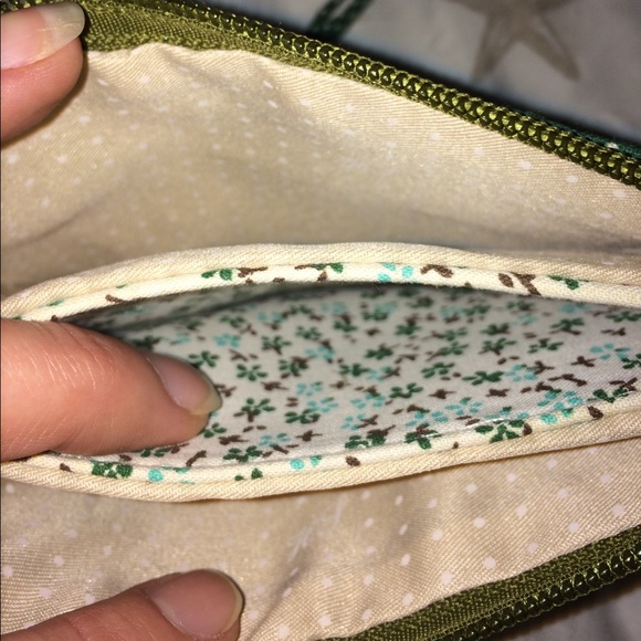 sale Handmade Linen & Cotton Wristlet unused - Picture 7 of 8