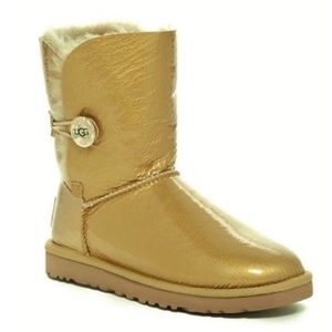 Uggs Golden Patent Leather Boots