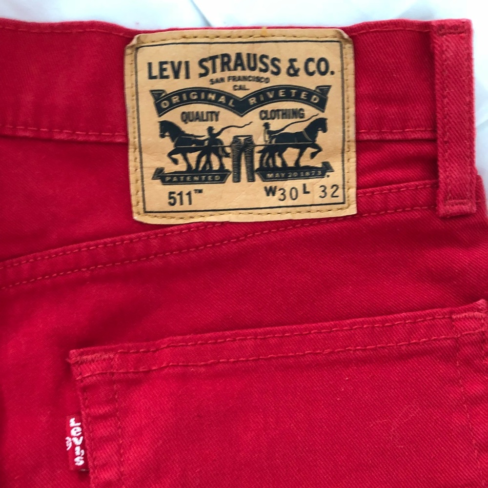 Levi’s 511 Red Jean