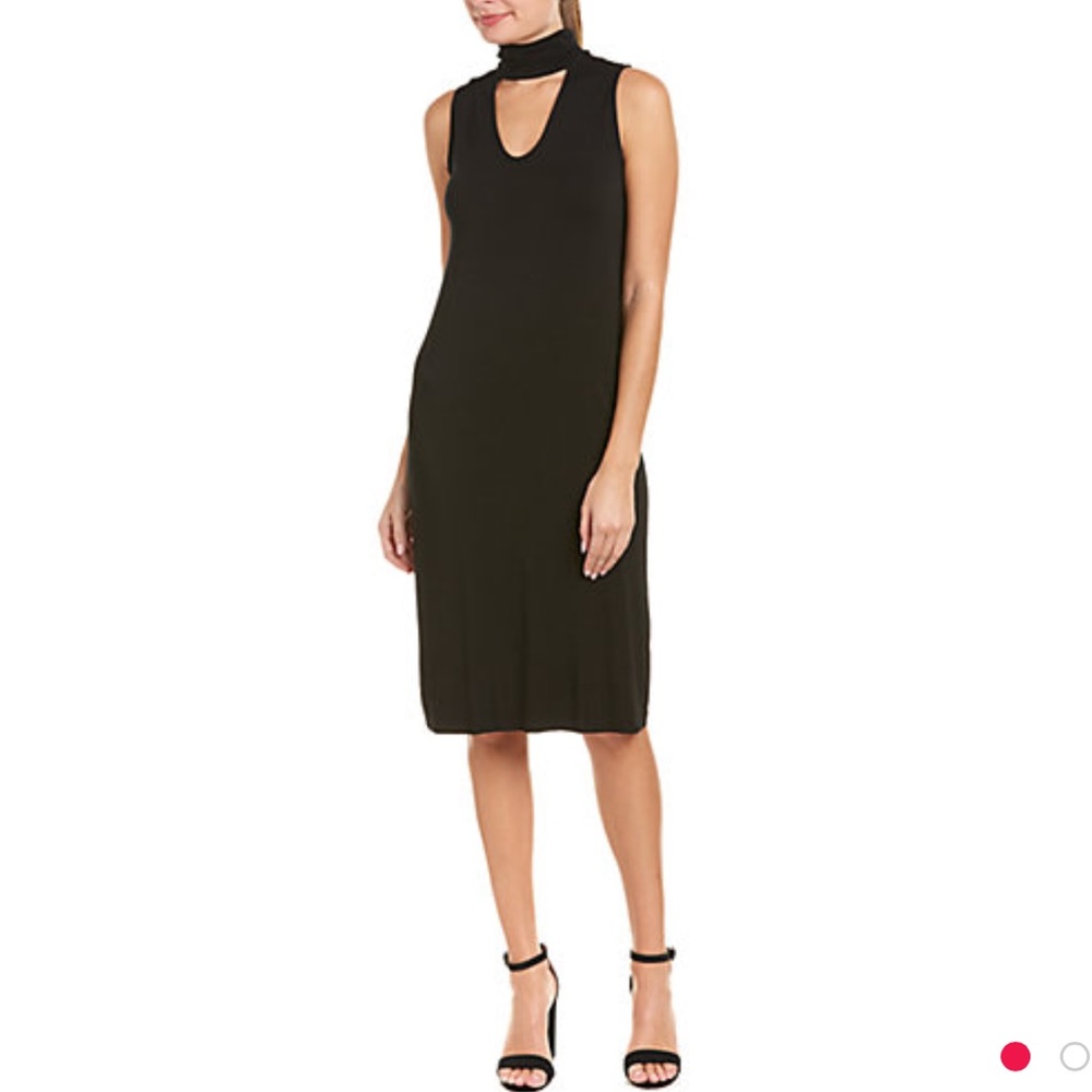 Splendid midi dress with keyhole neck line