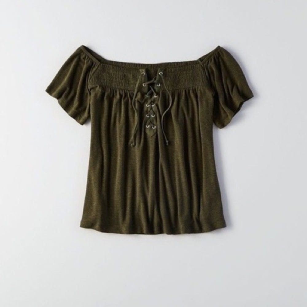 American Eagle off the shoulder top