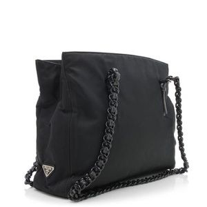 Prada vintage Tessuto plastic chain tote