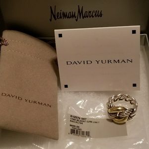 David YurmanBelmont Curb Link Ring with 18k Gold