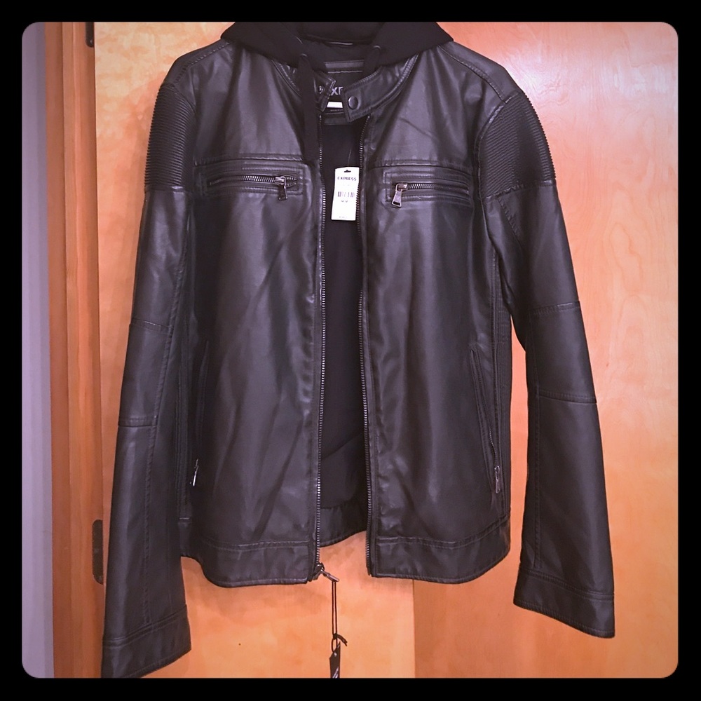 Brand New with Tags - Express Leather Jacket