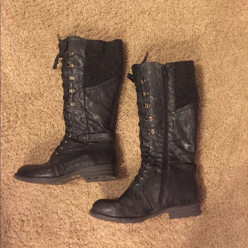 Patrizia tall black boots