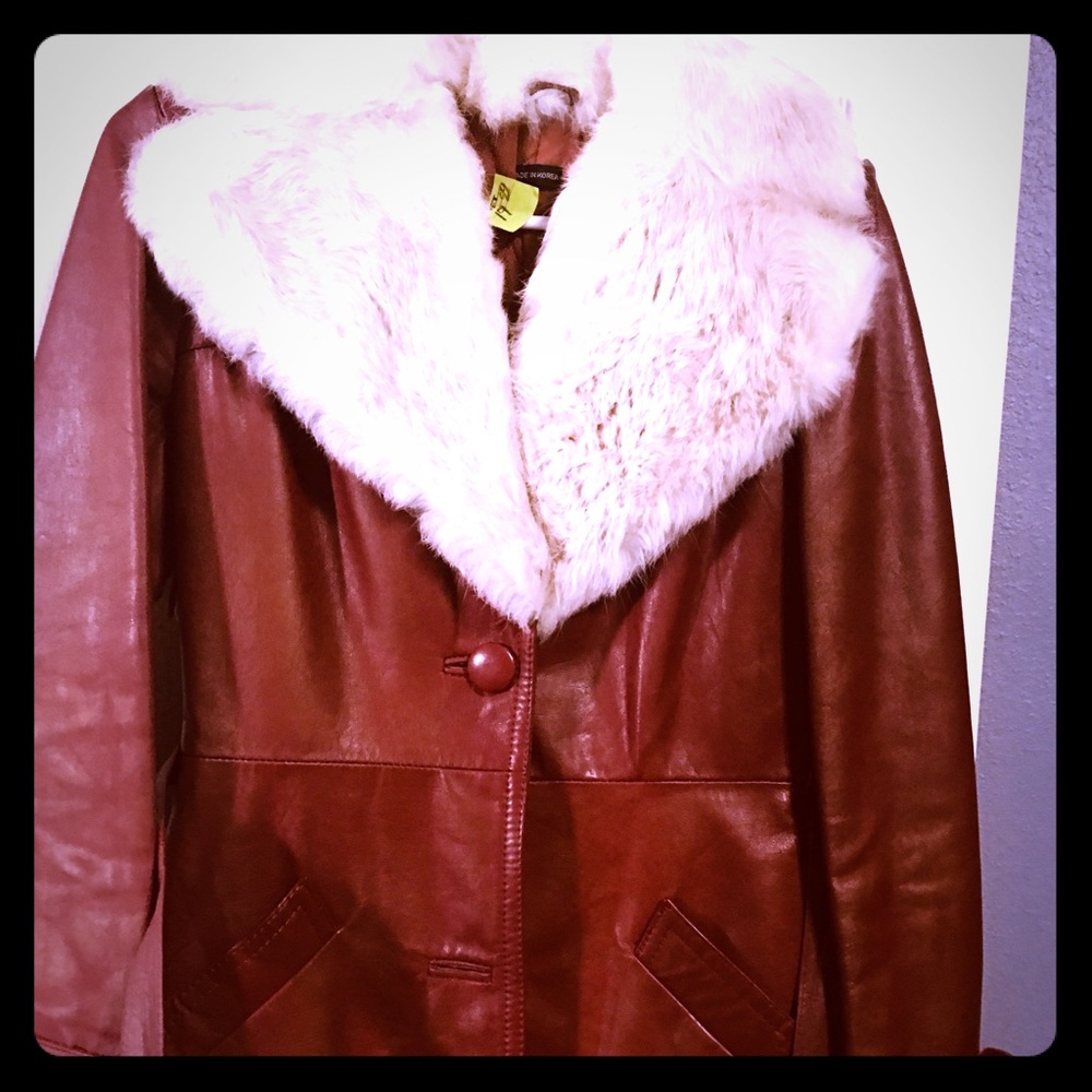 GENUINE LEATHER COAT