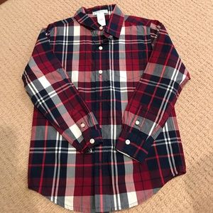Janie and Jack boys plaid shirt